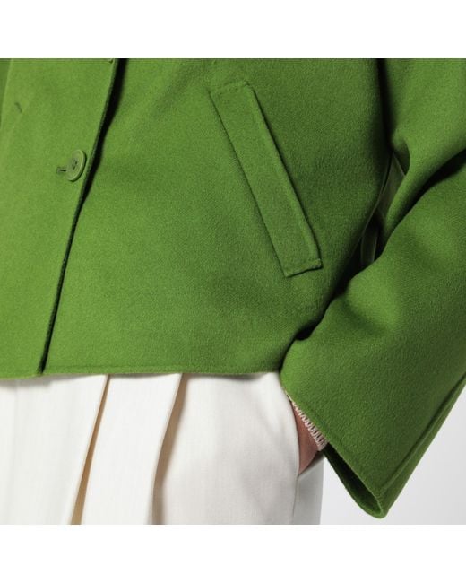 Weekend by Maxmara Green Cropped Jacket
