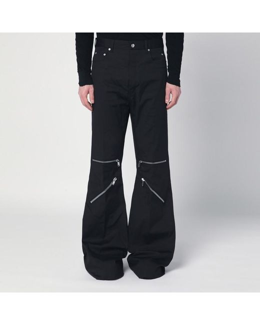 Rick Owens Bolan Schwarze Cargo-Jeans in Black für Herren