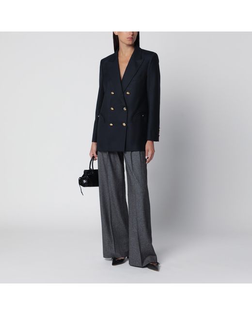 Blazé Milano Black Double-Breasted Wool Jacket