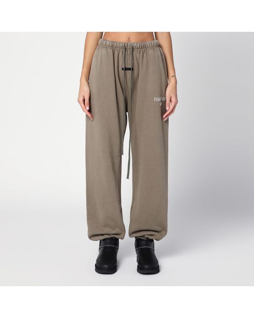 Fear Of God Brown Military jogging Trousers With Logo