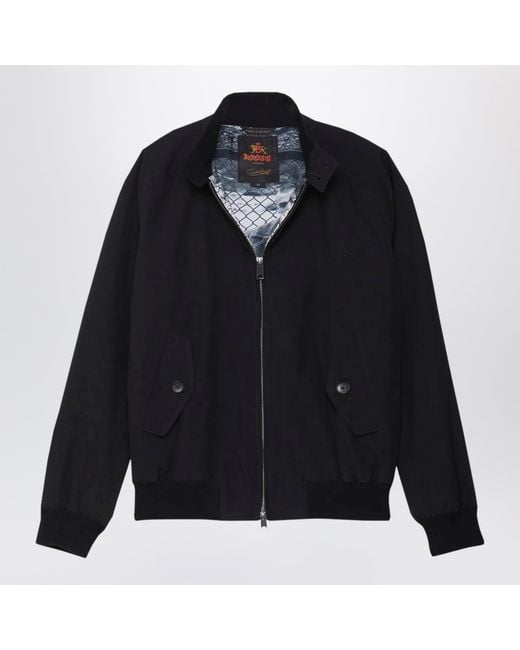 Baracuta Black G9 Gavin Watson Jacket With Printed Lining for men