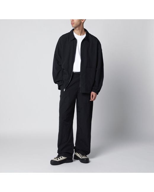 The North Face Black Zip-Up Nylon Jacket for men