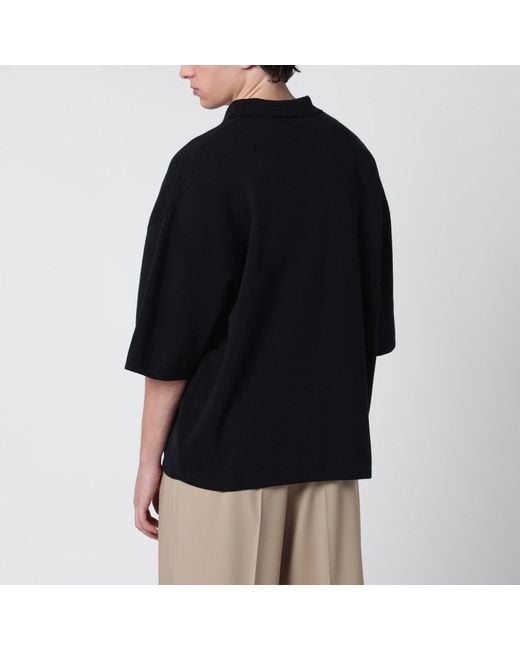 Entire studios Black Long-sleeve Polo for men