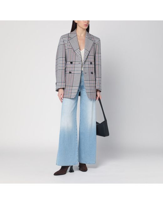 ボトムスその他 Mother Wide jeans The Undercover light blue washed Mother Wide Jeans The Undercover Washed in Blue | Lyst