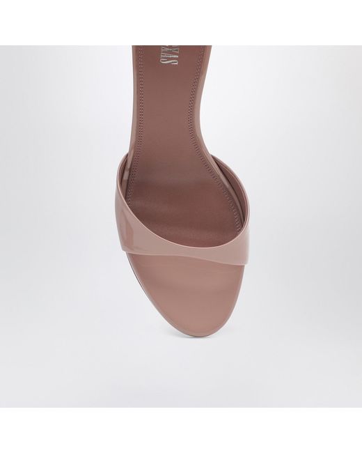 Paris Texas Pink Lidia Antique Patent Leather Sandal