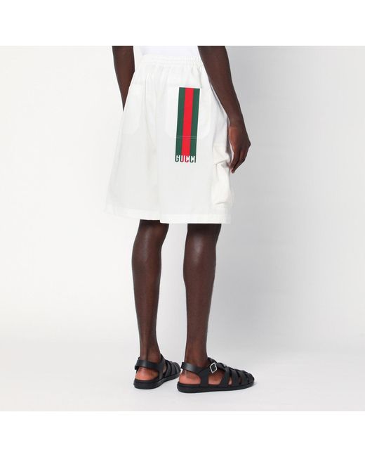 Gucci White Shorts for men