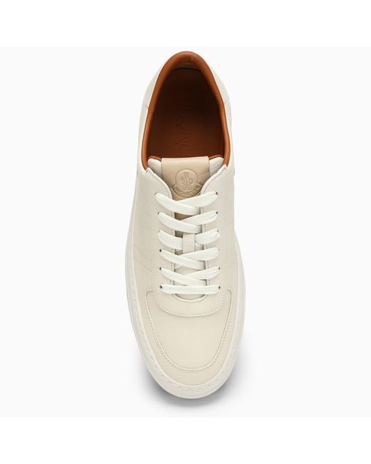Sneaker monclub bianca in pelle di Moncler in White da Uomo