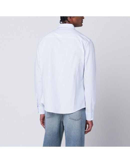 AMI /white Striped Shirt Ami De Coeur for men