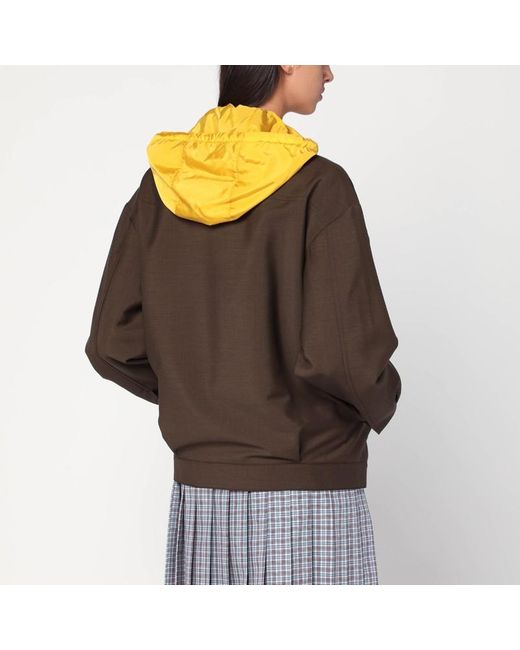 Miu Miu Brown Mustard Jacket