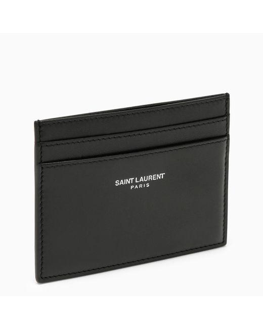 Saint Laurent Black Card Holder for men