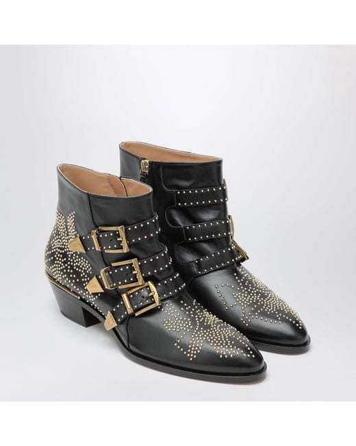 Chloé Black Susanna Ankle Boots