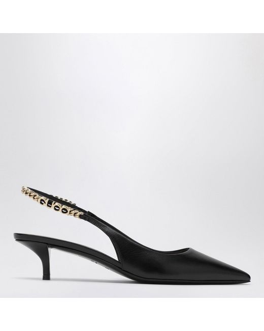 Gucci Black Elegance Pointed Toe Low Pumps For