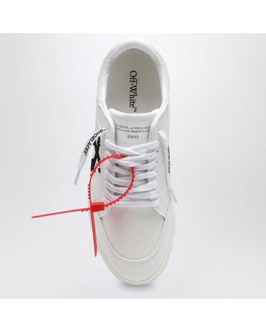 Sneakers Vulcanized Low Bianche/Nere di Off-White c/o Virgil Abloh in White da Uomo