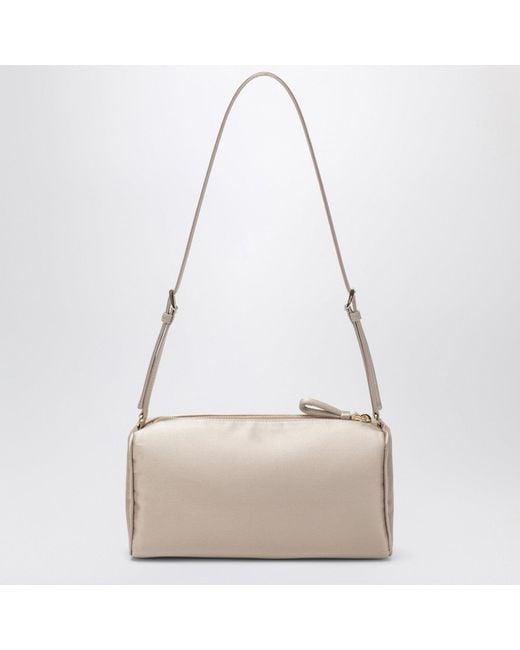 Prada Natural Cameocolored Satin Pouch