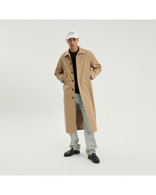 1989 STUDIO Metallic Mackintosh Coat for men