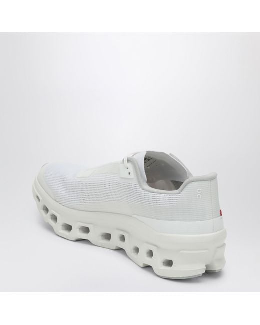 On Shoes White Cloudmster Low-Top Sneaker for men