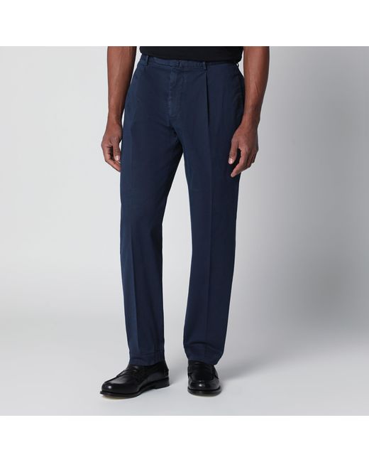 Santaniello Blue Trousers for men