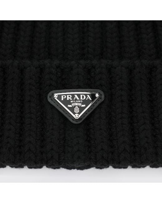 Berretto di Prada in Black da Uomo