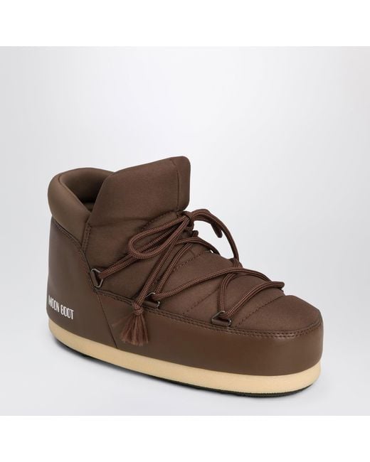 Moon Boot Brown Cacao Evx Nylon Pumps