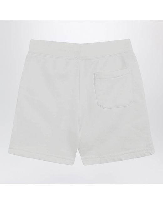 Polo Ralph Lauren White Shorts With Embroidered Logo for men
