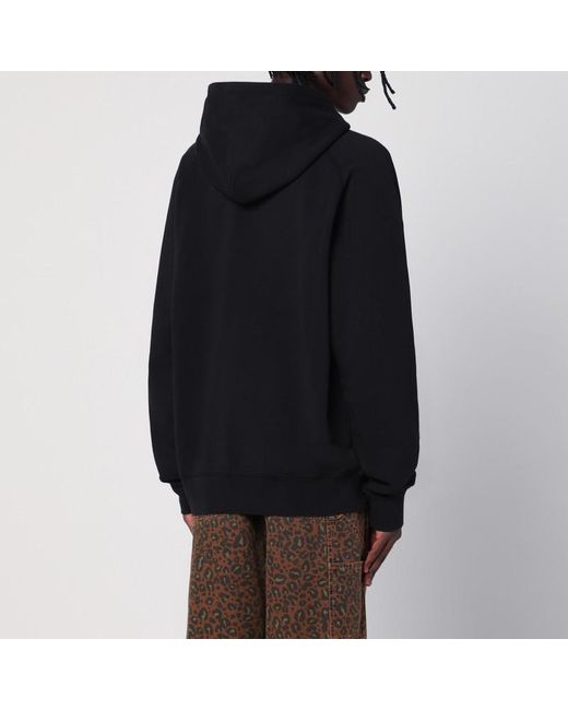 Felpa hooded pepe friends nera di Carhartt in Black da Uomo