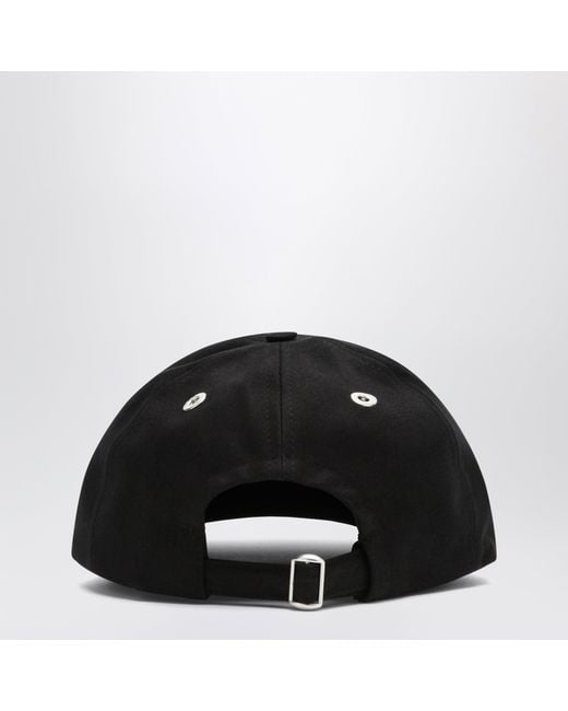 AMI Black Baseball Cap With Logo for men