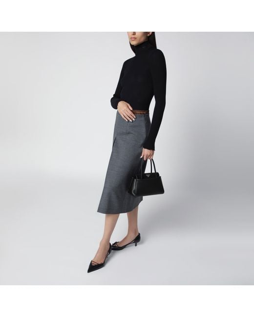 Borsa Passage Medium di Prada in Black