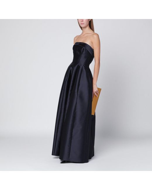 Alberta Ferretti Blue Evening Dress