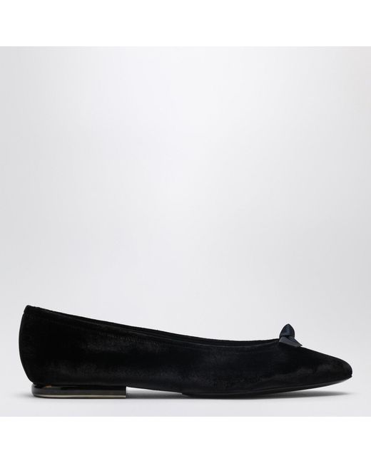 Loro Piana Black Primula Ballet Flats