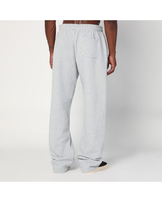 Entire studios White Cotton Jogging Pants for men