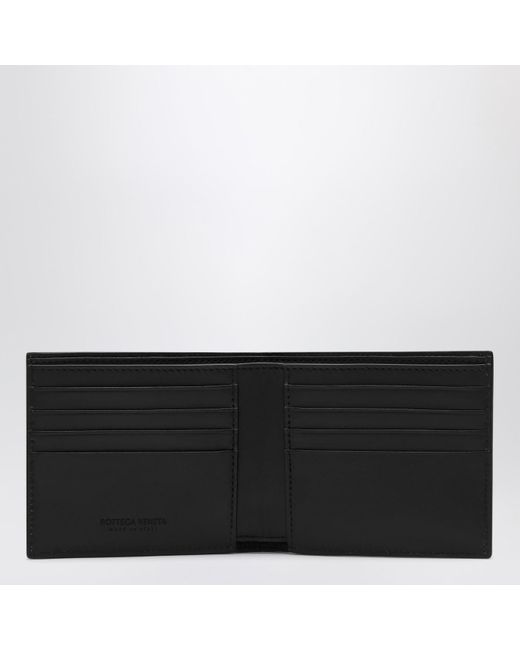 Bottega Veneta Black Intrecciato Wallet for men