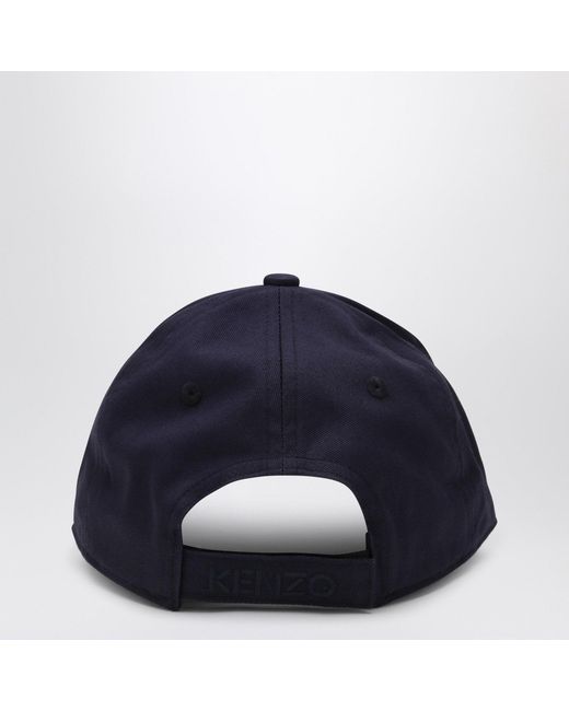 KENZO Blue Baseball Cap With Logo