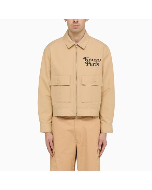 KENZO Natural Camel By Verdy Shirt Jacket for men