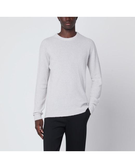 Roberto Collina White Ice-Colored Sweater for men