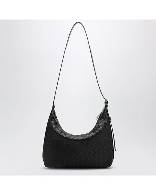 Bottega Veneta Black Small Traveler Hobo Bag for men