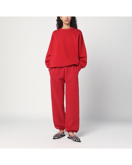 Anine Bing Red Jogging Pants