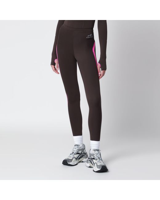Balenciaga Brown Techwear Leggings
