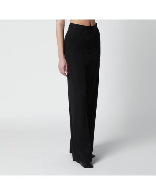 Balenciaga Black Wool Trousers