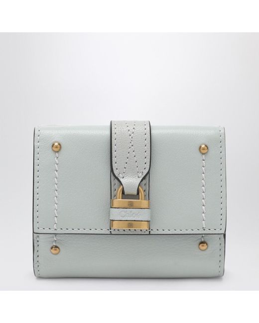 Chloé Gray Paddington Mini Trifold Wallet