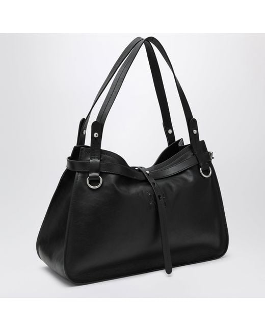 Miu Miu Black Leather Shoulder Bag