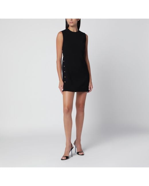 Versace Black Sleeveless Mini Dress