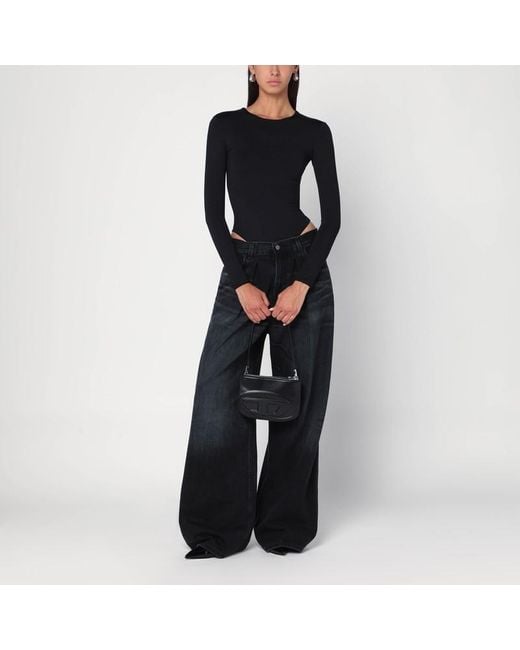 Jeans ampio candy in denim di Haikure in Black