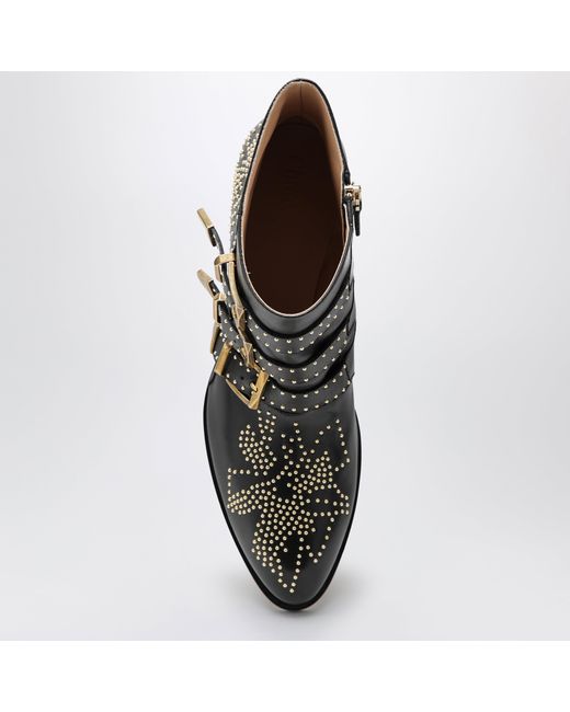 Chloé Black Susanna Ankle Boots