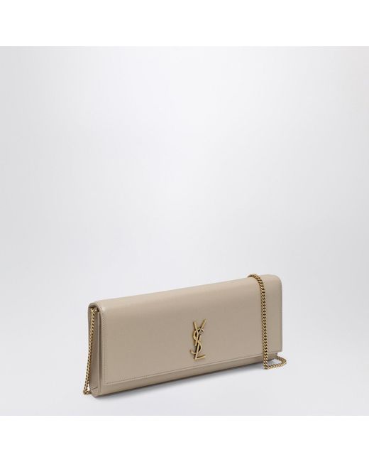 Saint Laurent Natural Kate Clutch