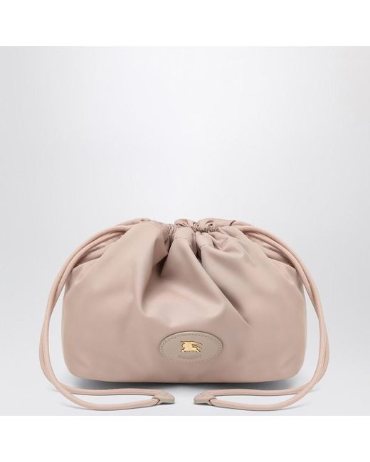 Pochette Réversible En Nylon Et Motif Check Burberry en coloris Pink