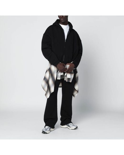 Represent Black Cotton Jogger Pants for men