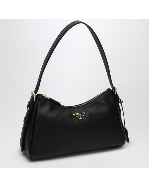 Borsa aimée media nera in pelle di Prada in Black