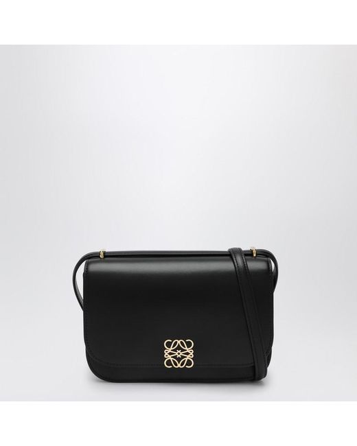 Borsa piccola goya nera in pelle di Loewe in Black