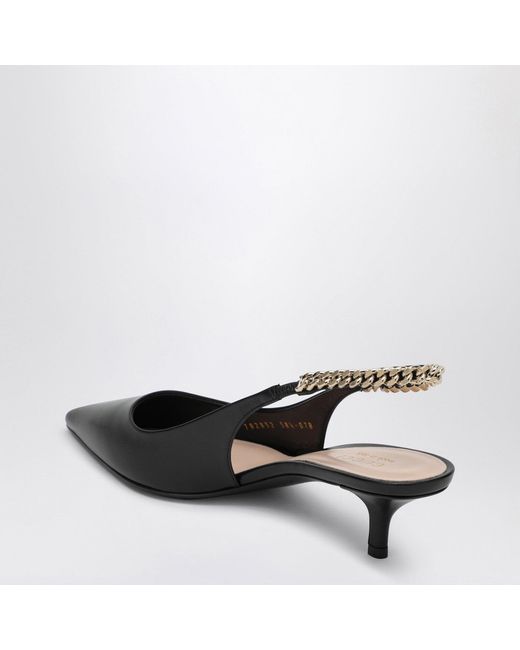 Gucci Black Elegance Pointed Toe Low Pumps For