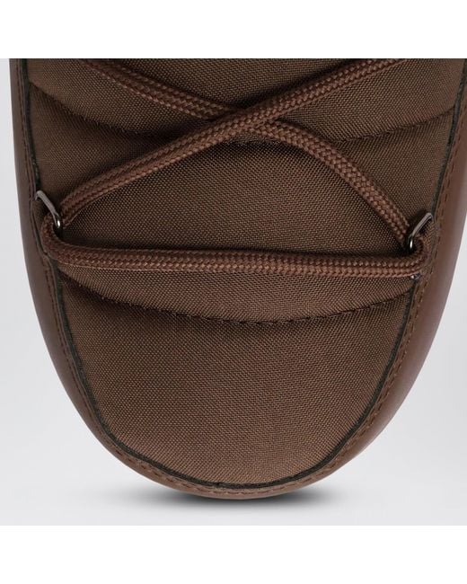 Moon Boot Brown Cacao Evx Nylon Pumps